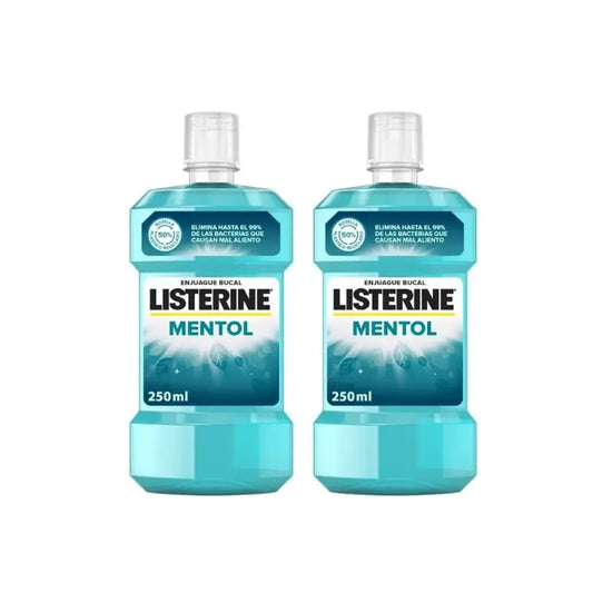 Listerine Menthol Mouthwash Pack 2 x 250 ml