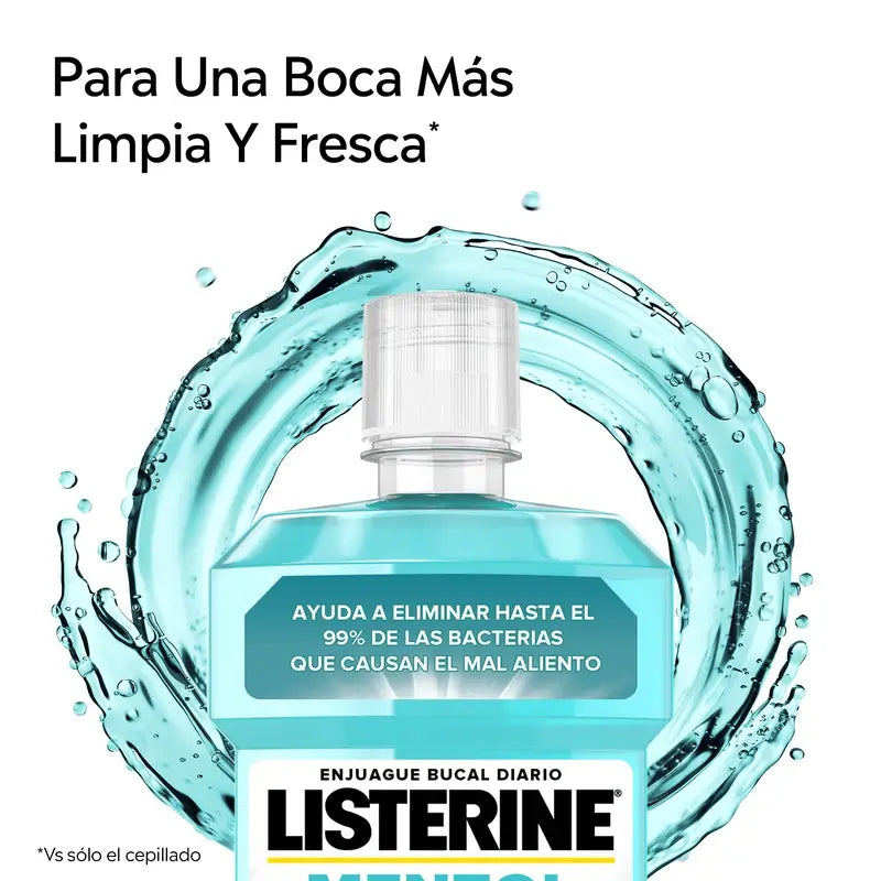 Listerine, Mild Flavour Menthol Mouthwash, 250 ml