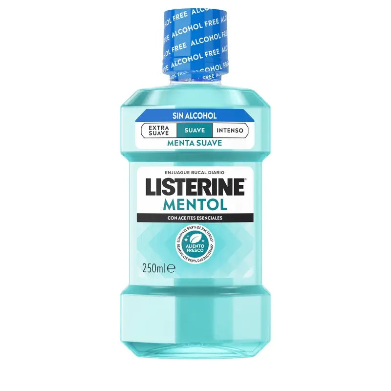 Listerine, Mild Flavour Menthol Mouthwash, 250 ml