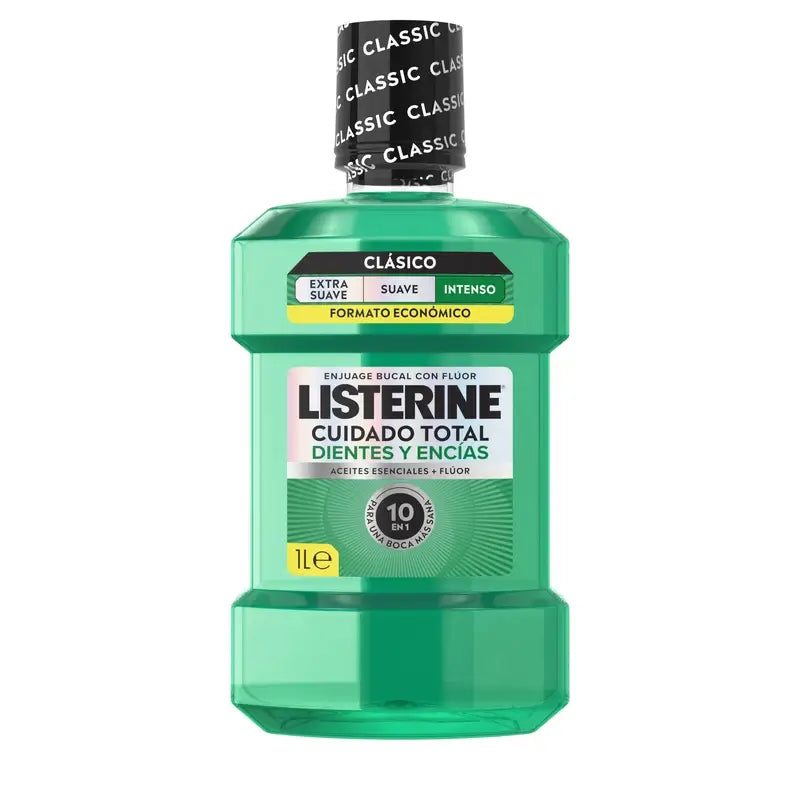 Listerine Tooth & Gum Protection Mouthwash, Fresh Mint, 1L