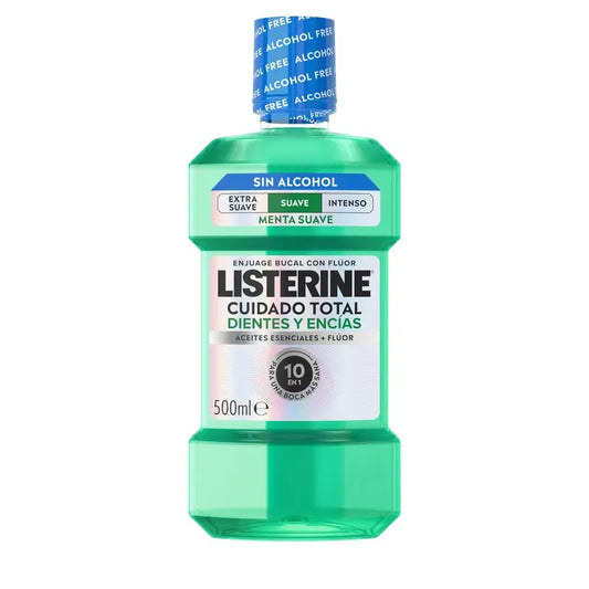 Listerine Mouthwash Alcohol-Free Mouthwash Tooth & Gum Protection, Mild Flavour, 500 Ml