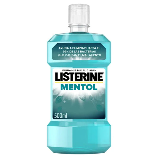 LISTERINE Menthol Mouthwash, 500 ml
