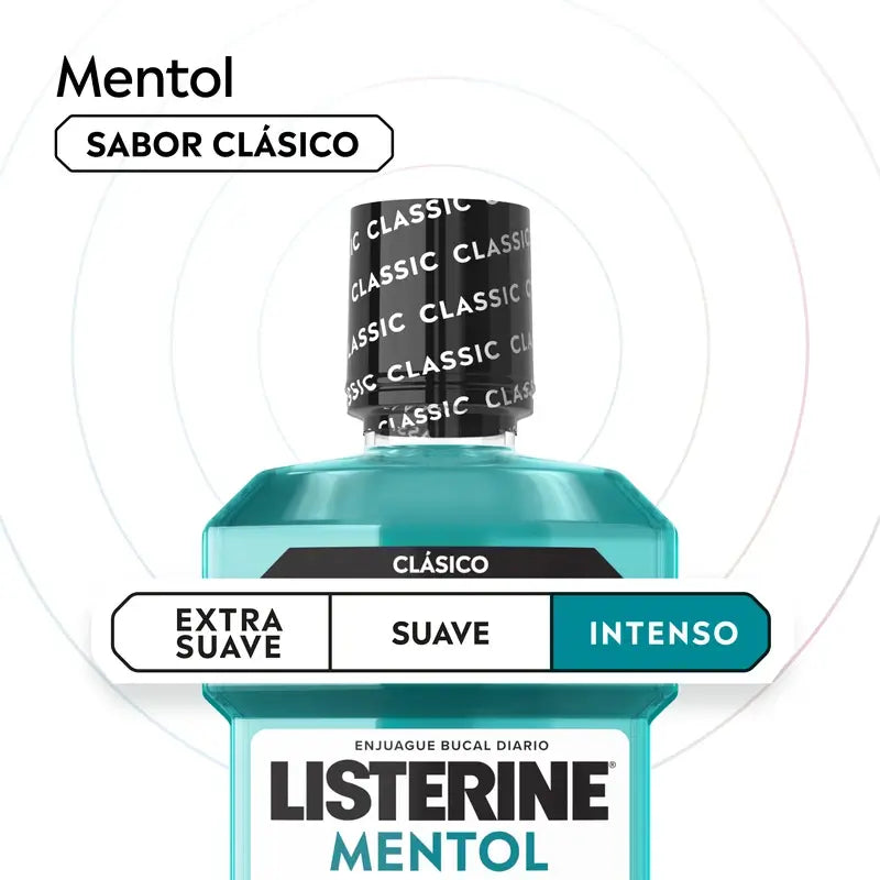 LISTERINE Menthol Mouthwash, 500 ml