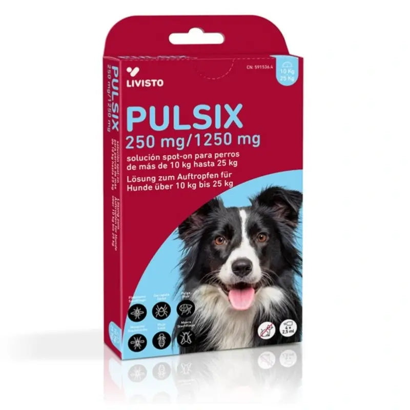 Livisto Pulsix 10–25 kg, 4 pipettes