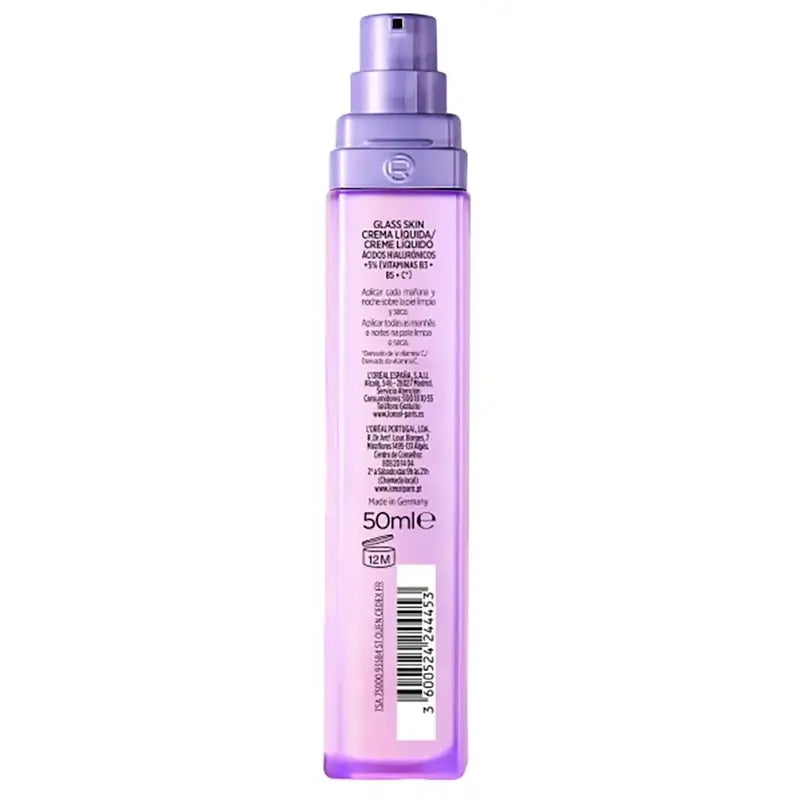 L'Oréal Paris Anti-Ageing Revitalift Filler Glass Skin Liquid Cream, 50 ml
