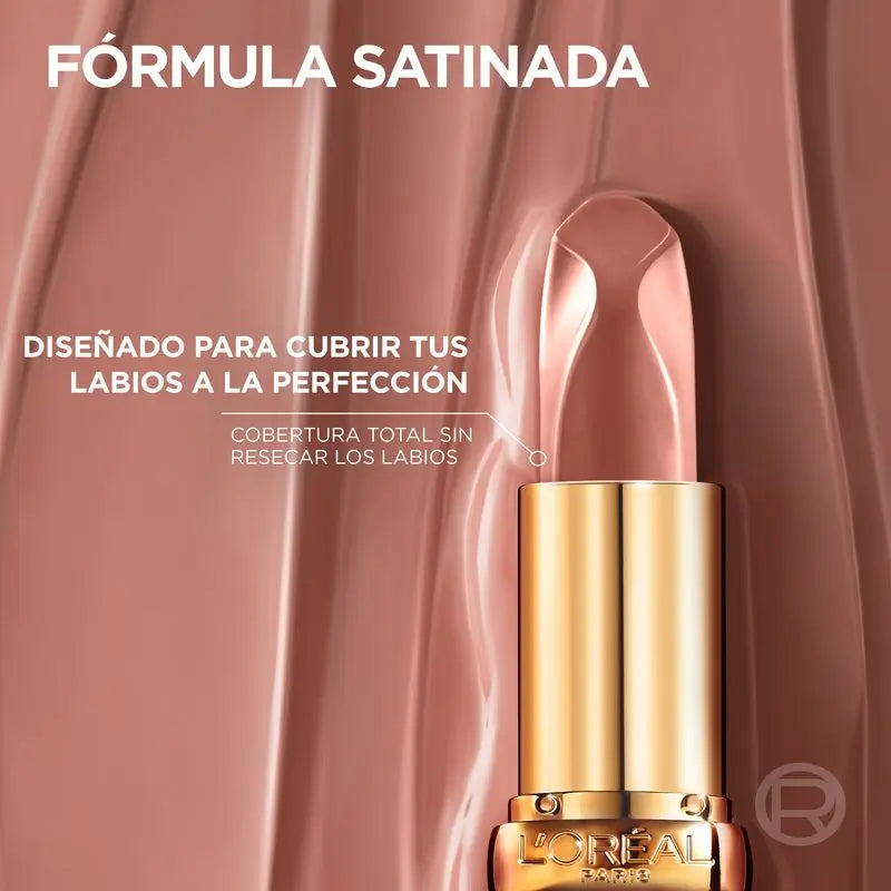 L'Oréal Paris Lipstick Color Riche Nudes Of Worth Satin Gloss Shade 540 Nude Unstoppable