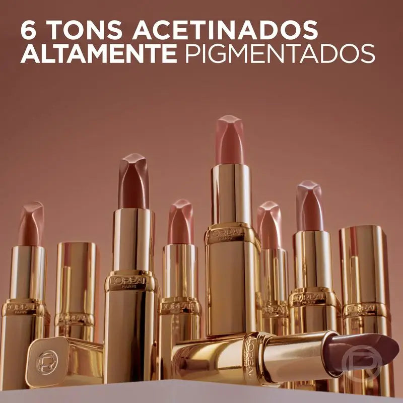L'Oréal Paris Lipstick Color Riche Nudes Of Worth Satin Shade 550 Nude Unapologetic