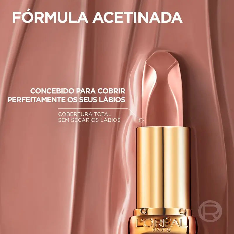 L'Oréal Paris Lipstick Color Riche Nudes Of Worth Satin Shade 601 Worth It