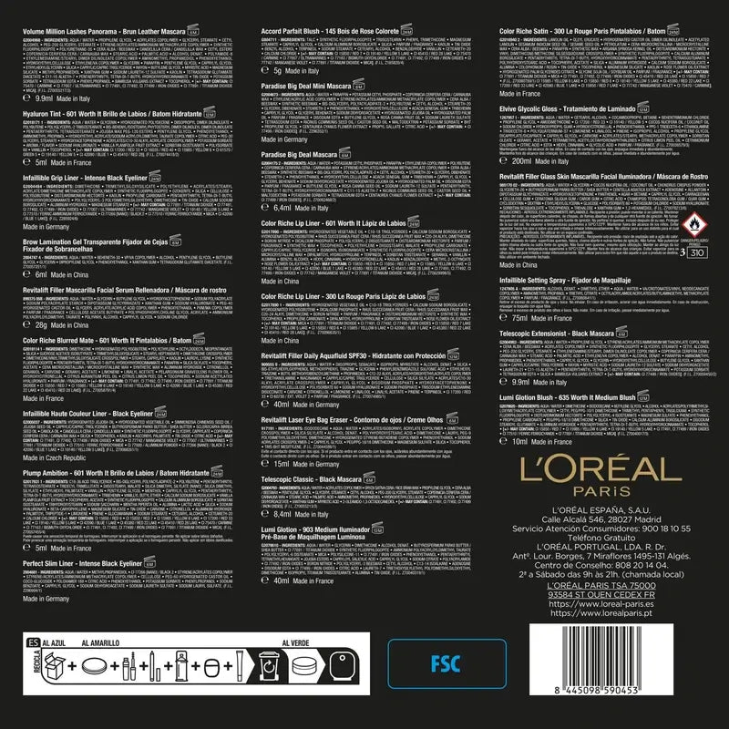 L'Oréal Paris Advent Calendar, 24 products