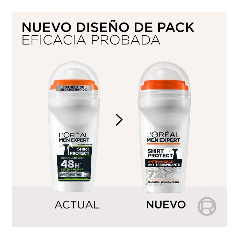 L'Oreal Paris Men's Roll-On Anti-Spot Deodorant 48H, 50ml