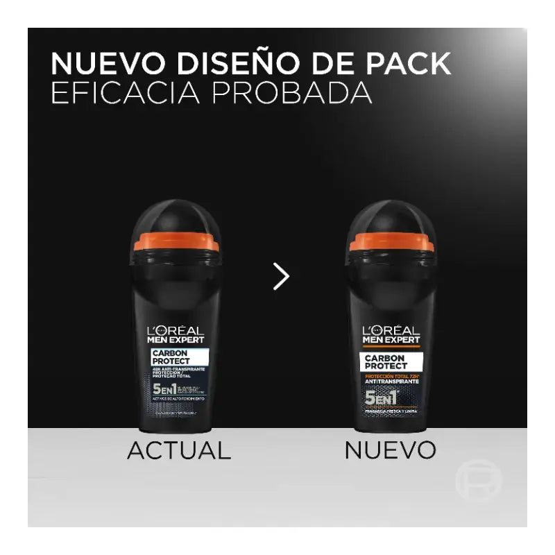 L'Oreal Paris Roll-On Deodorant Roll-On, Total Protection 48H, For Men, 50 ml