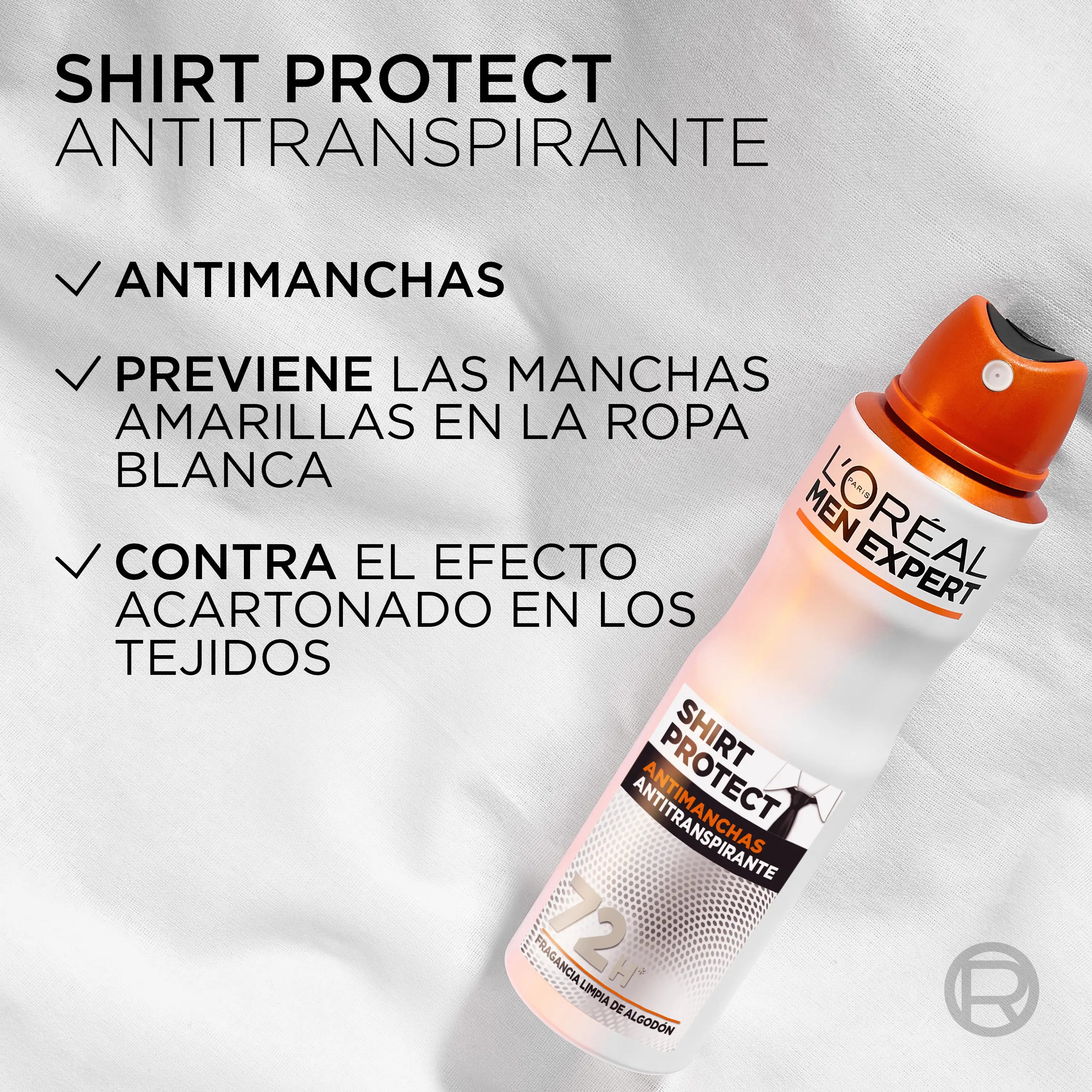 L'Oreal Paris Men's Deodorant 48H Anti-Spot Spray, 150 ml