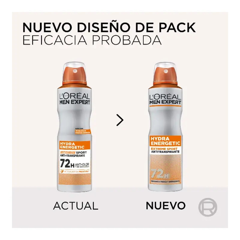 L'Oreal Paris Men's Hydra Energetic Sport Deodorant Spray 150 ml