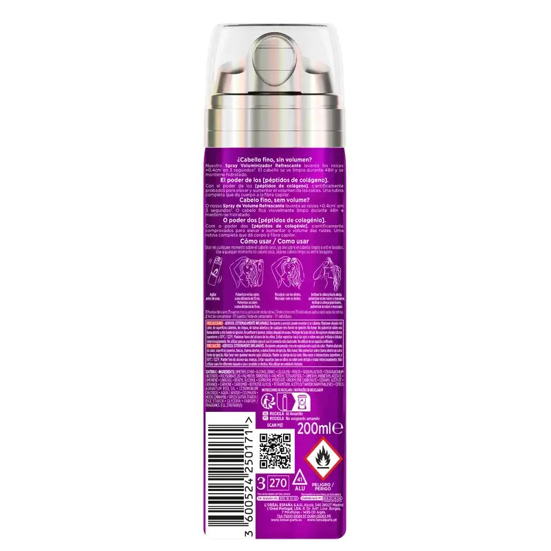 L'Oréal Paris Elvive Big Hair Day Refreshing Volume Spray, 200 ml