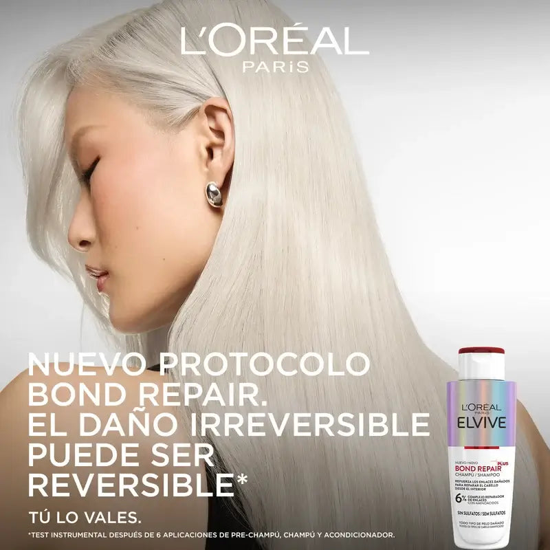 L'Oréal Paris Elvive Bond Repair Plus Fortifying Shampoo, 200 ml