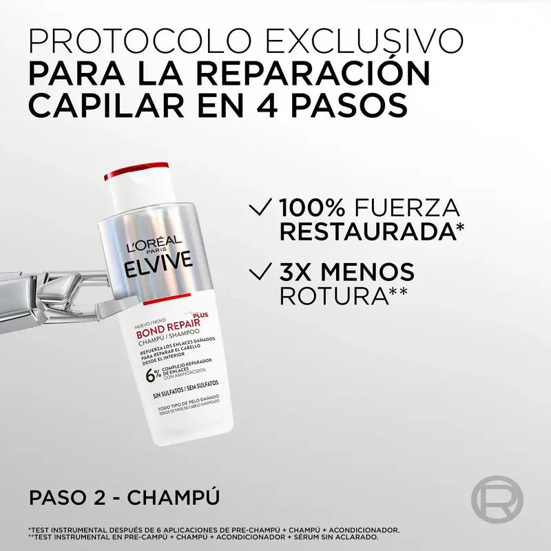 L'Oréal Paris Elvive Bond Repair Plus Fortifying Shampoo, 200 ml