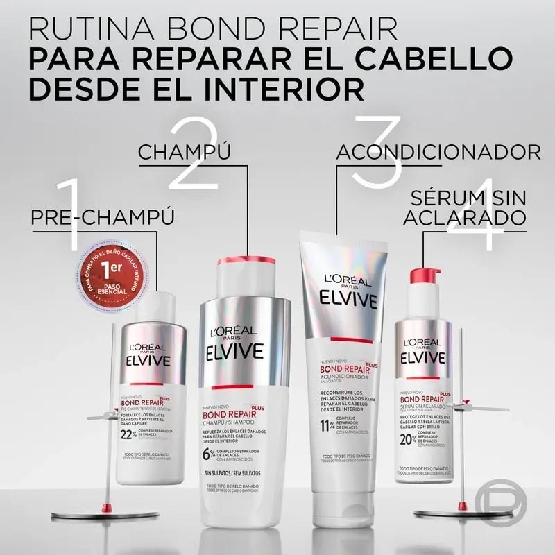 L'Oréal Paris Elvive Bond Repair Plus Fortifying Shampoo, 200 ml