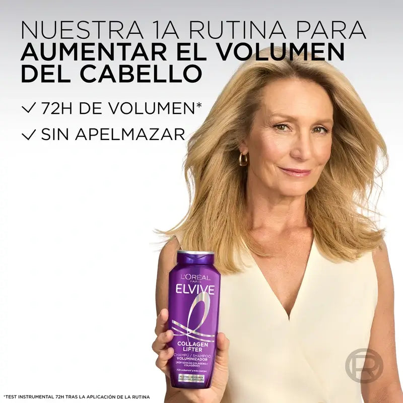 L'Oréal Paris Elvive Volumising Shampoo, with Collagen Peptides, 700 ml