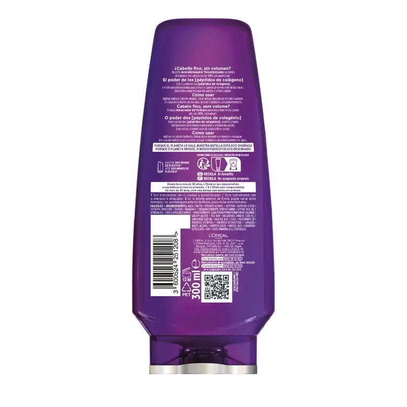 L'Oréal Paris Elvive Collagen Lifter Volumising Conditioner, 300 ml