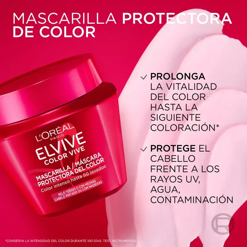 L'Oréal Paris Elvive Color Vive Color Lock Mask, 310 ml