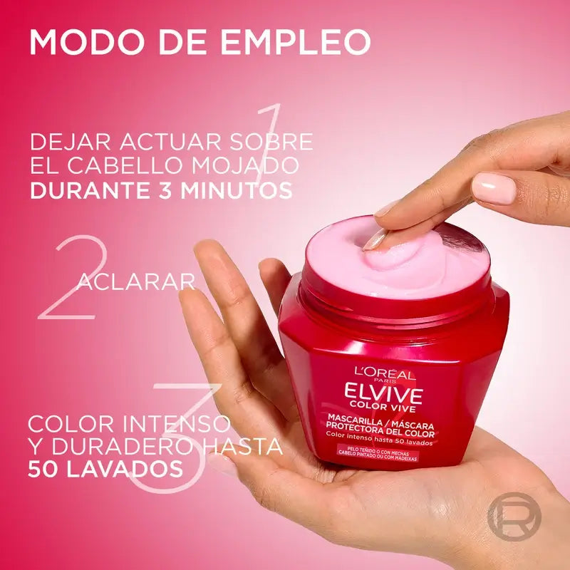 L'Oréal Paris Elvive Color Vive Color Lock Mask, 310 ml