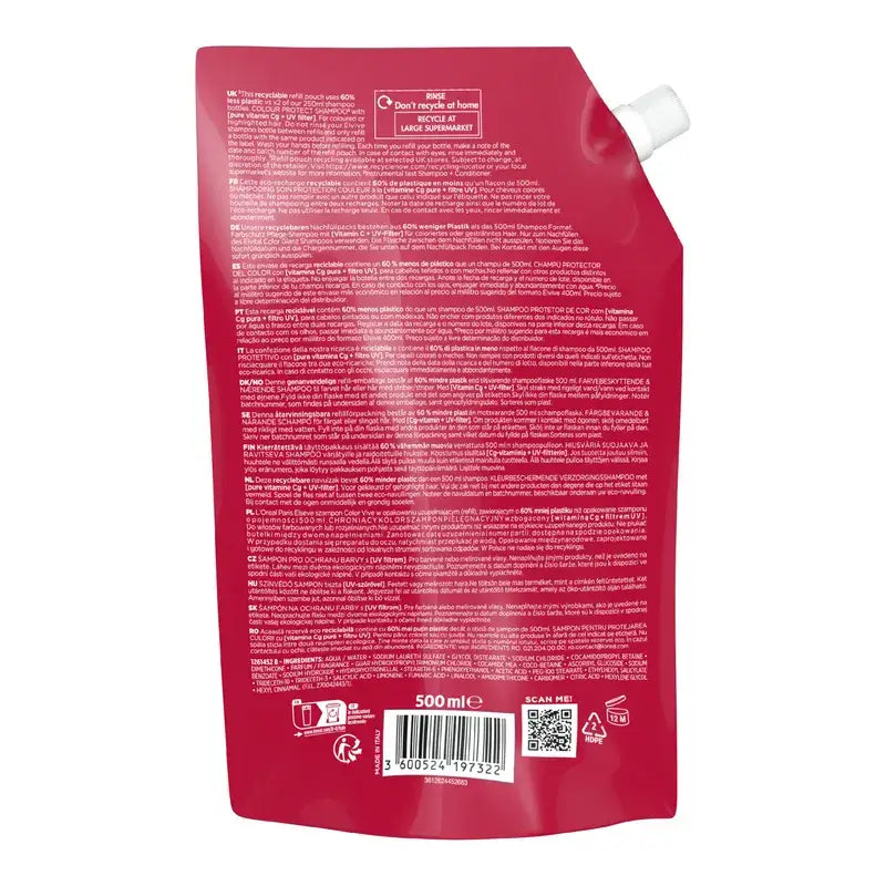 L'Oreal Paris Elvive Ecopack Colorvive 500Ml