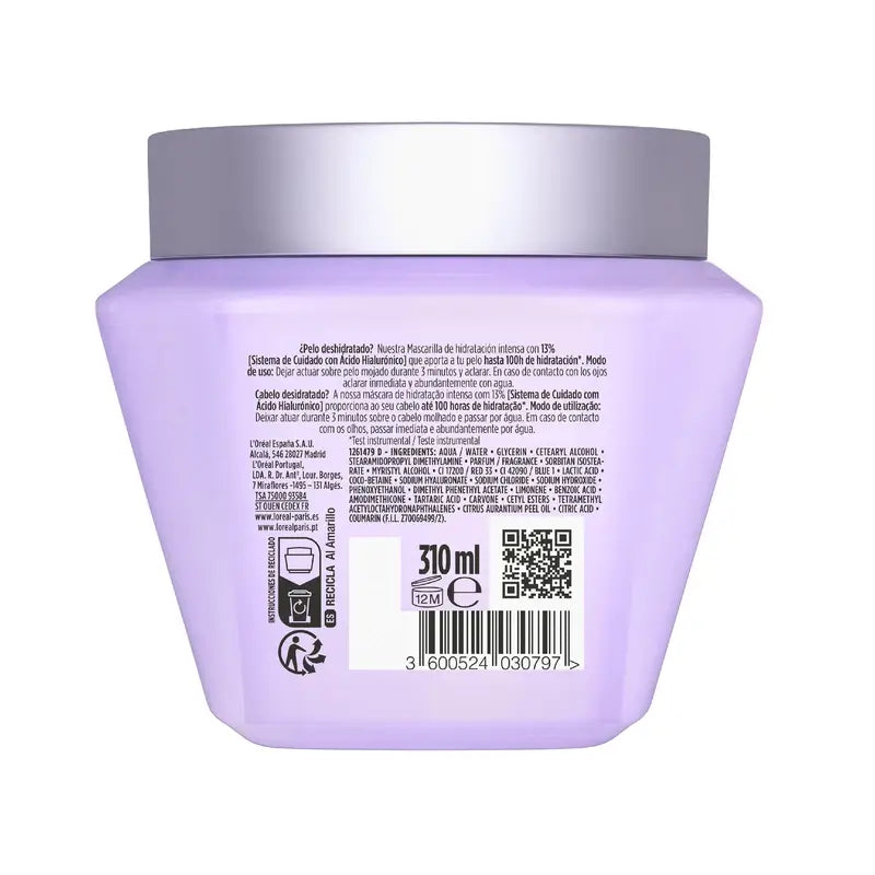 L'Oréal Paris Elvive Hyaluron Moisture Lock Mask, 310 ml