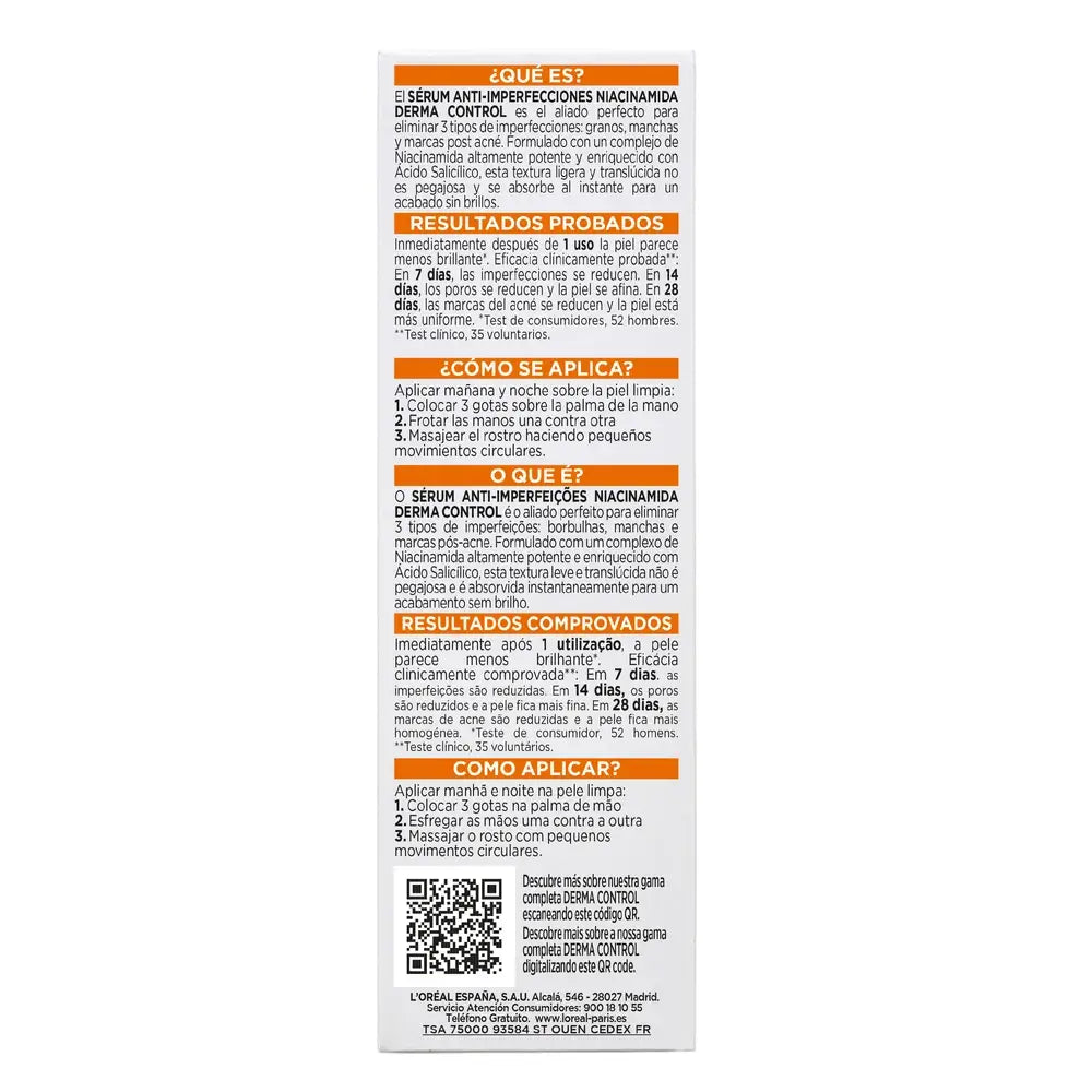 L'Oreal Paris Men Expert Derma Control Serum, 30 ml