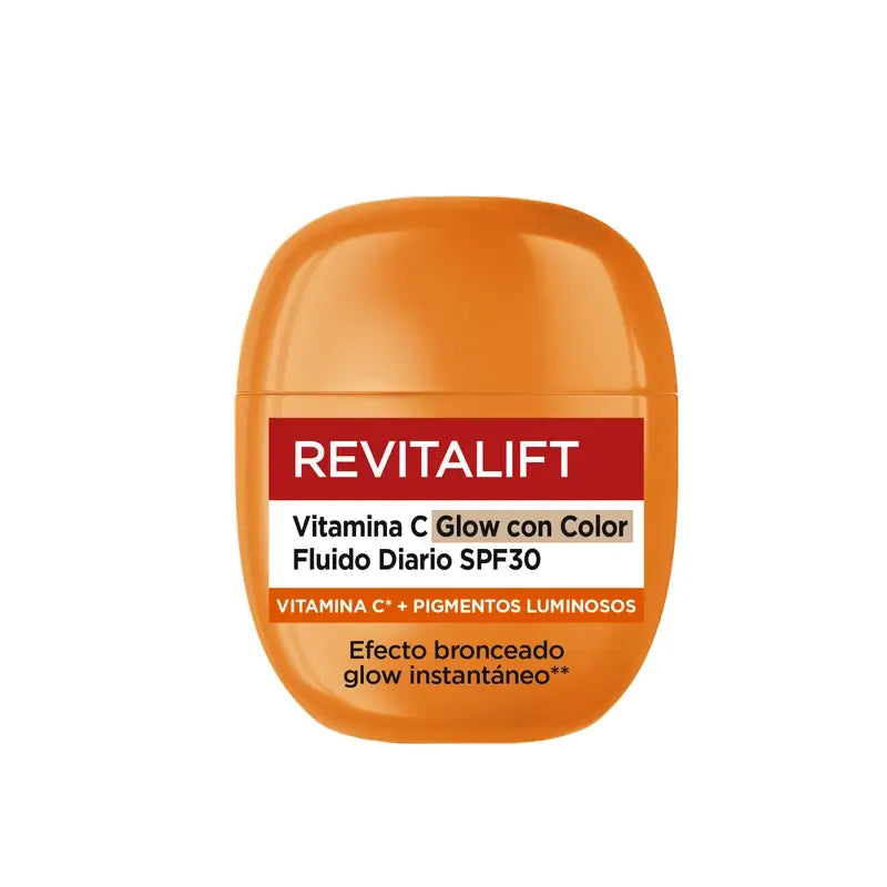 L'Oréal Paris Revitalift Clinical, Vitamin C Glow With Colour Daily Fluid Spf30, 40Ml