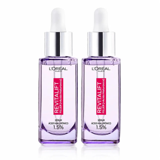 L'Oréal Paris Revitalift Filler Anti-Wrinkle Filler Serum-1,5% Pure Hyaluronic Acid, pack 2
