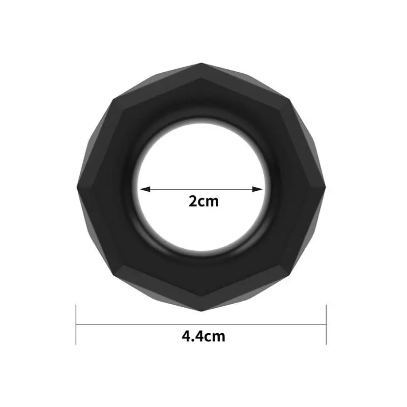 Lovetoy Penis Ring Power Plus Black Model 4