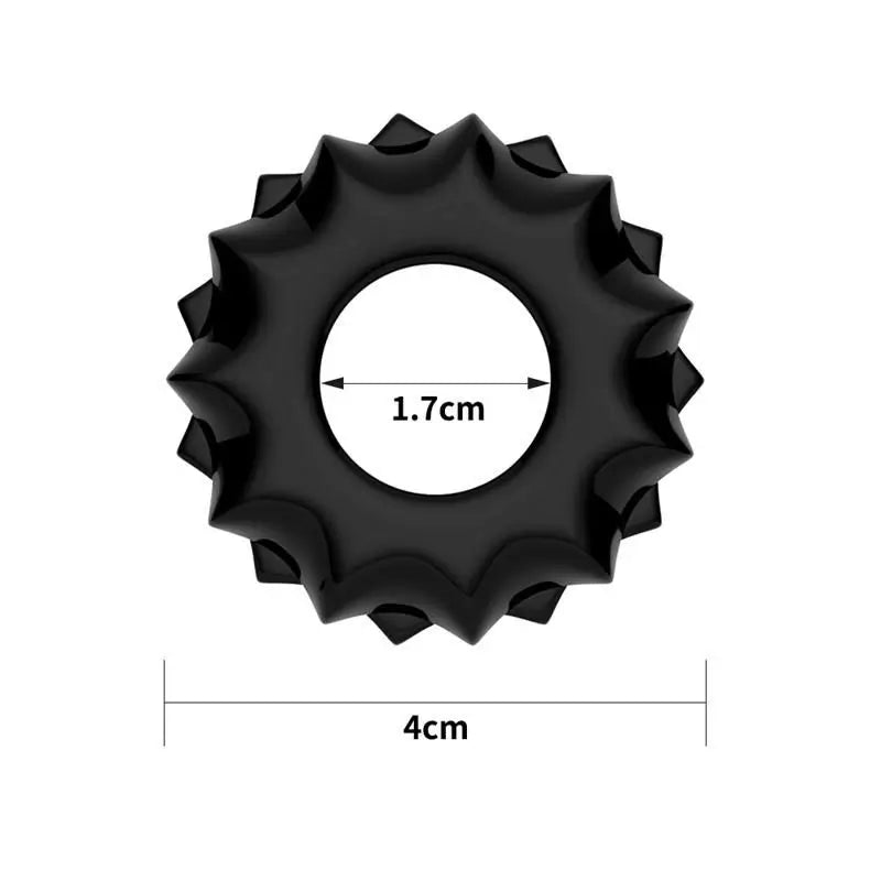 Lovetoy Penis Ring Power Plus Black Model 1