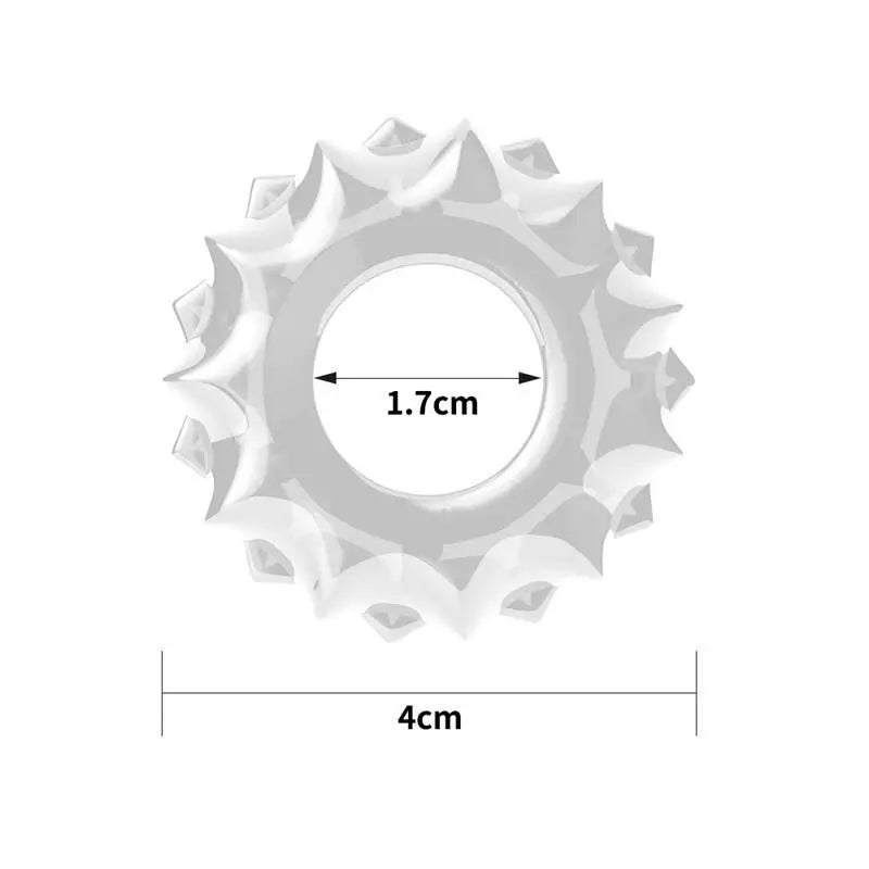 Lovetoy Power Plus Transparent Cock Ring Model 1