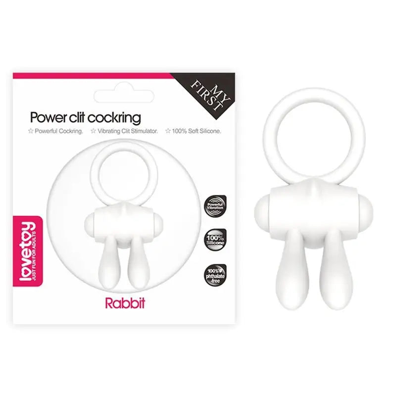 Lovetoy Power Clit Vibrating Ring White