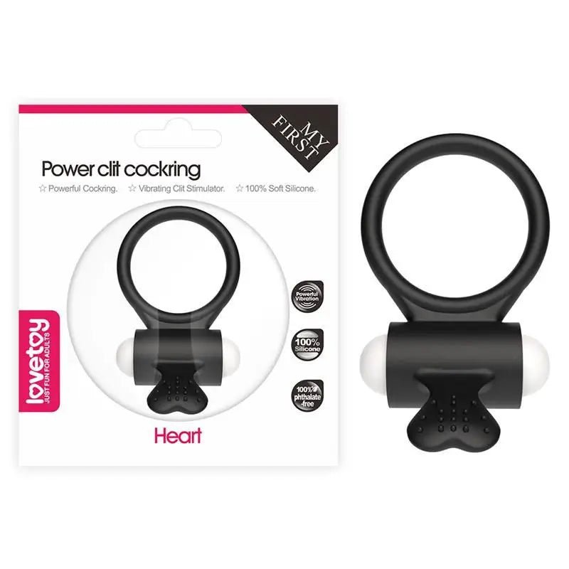 Lovetoy Power Clit Vibrating Ring Black Model 2
