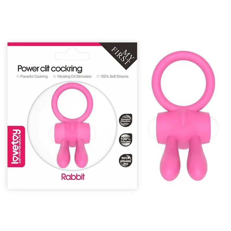 Lovetoy Power Clit Vibrating Ring Pink