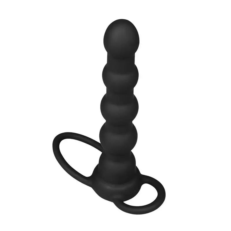 Lovetoy Double Prober Anal Plug With Vibration Black