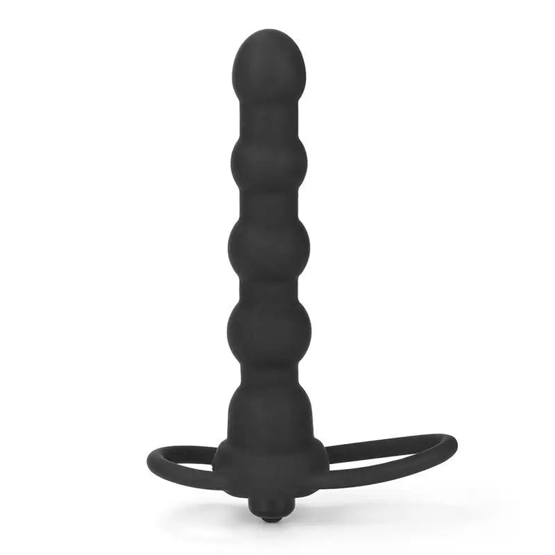 Lovetoy Double Prober Anal Plug With Vibration Black