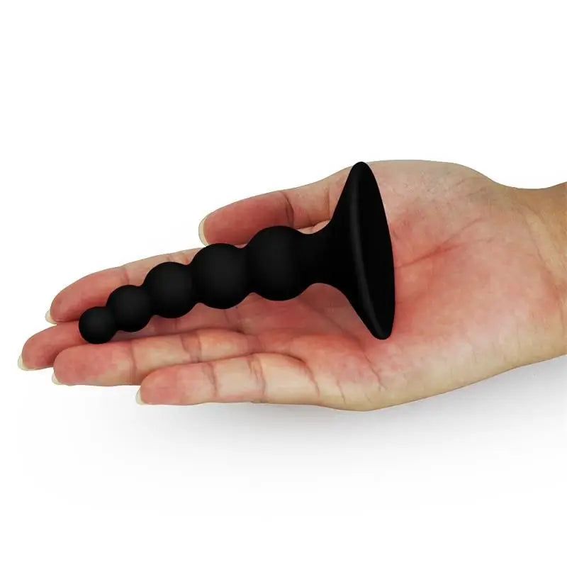 Lovetoy Anal Plug Lure Me Silicone Black
