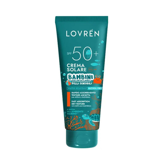 Lovrén Solaire Sunscreen Cream Spf50+ Kids And Sensitive Skins, 200 ml
