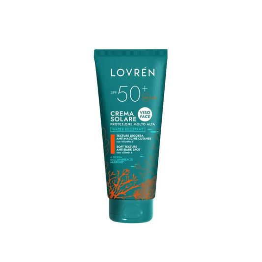 Lovrén Solaire Sunscreen Cream Viso Spf50+ Very High Protection, 50 ml