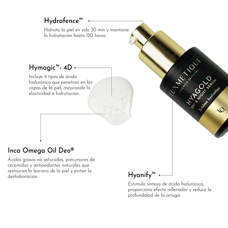 Luxmetique Hyagold Day & Night Serum, 30 ml