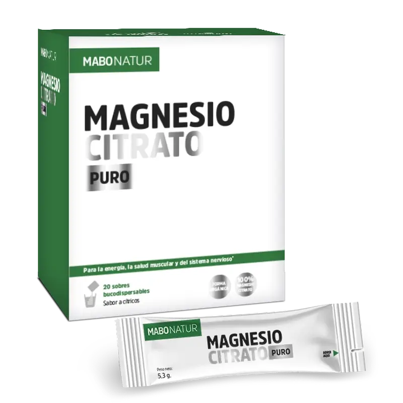 Mabonatur Magnesium Citrate Pure, 20 sachets