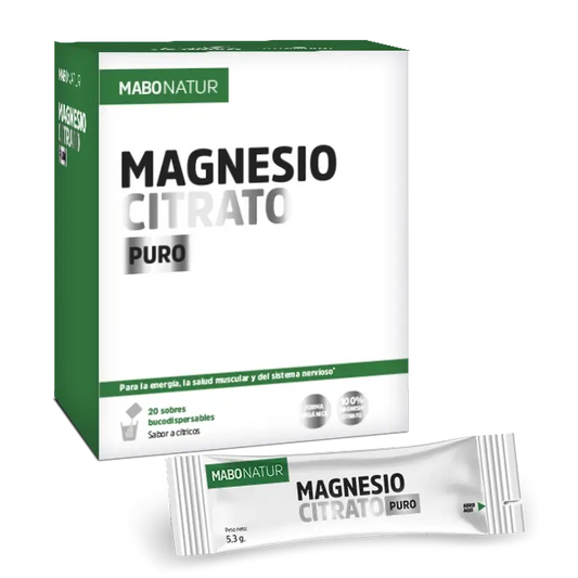 Mabonatur Magnesium Citrate Pure, 20 sachets