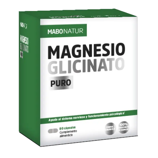 Mabonatur Magnesium Glycinate, Pure, 80 caps