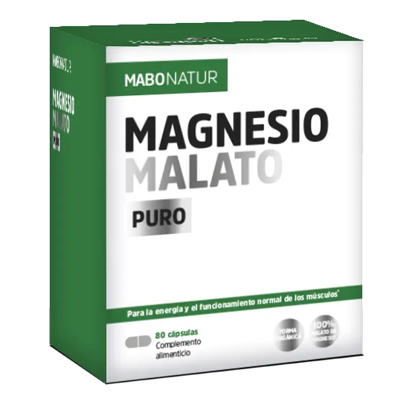 Mabonatur Pure Magnesium Malate, 80 caps