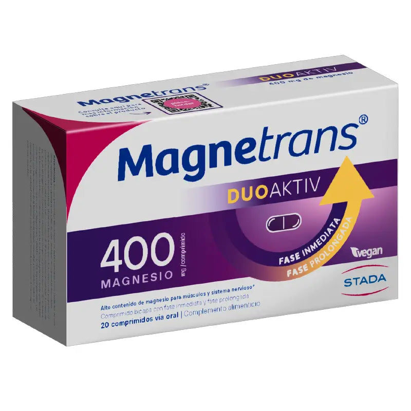 Magnetrans Magnetrans Duo Activ 400 mg Magnesium 20 Capsules
