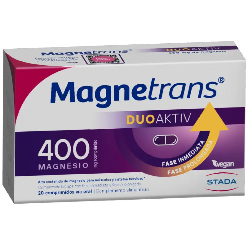 Magnetrans Magnetrans Duo Activ 400 mg Magnesium 20 Capsules