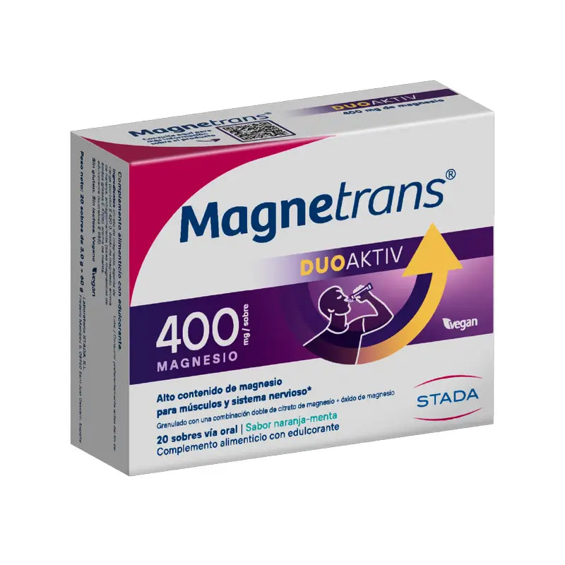 Magnetrans Magnetrans Duo Activ 400 mg Magnesium 20 sachets