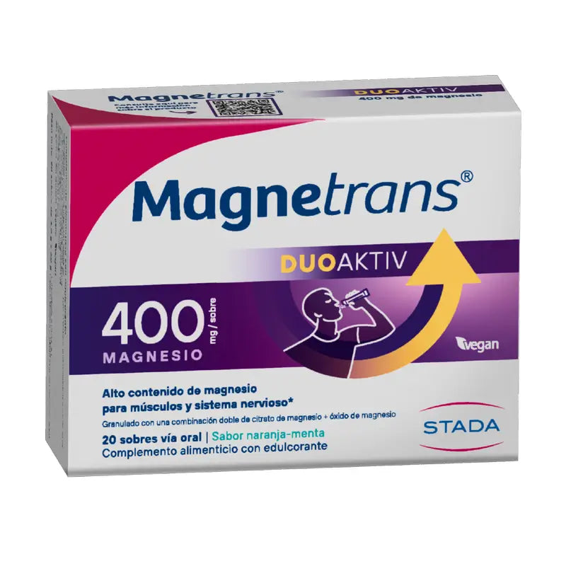 Magnetrans Magnetrans Duo Activ 400 mg Magnesium 20 sachets